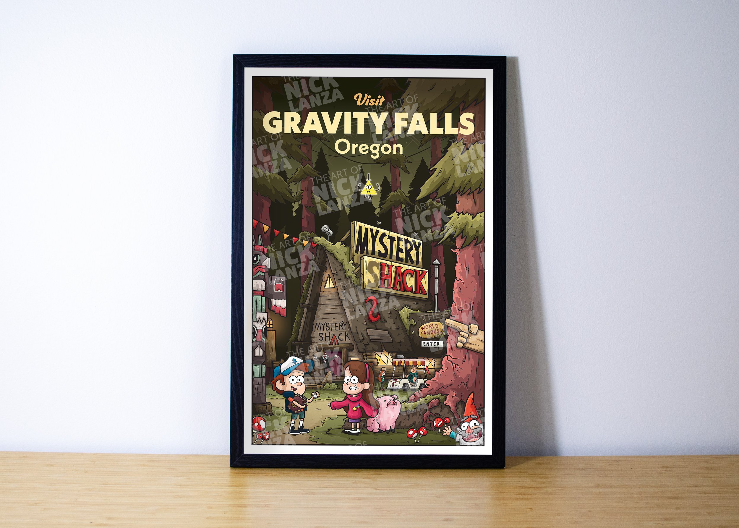 Gravity Falls — The Art of Nick Lanza